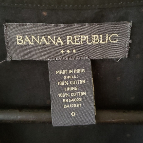 BANANA Republic eyelet summer black dress - Picture 3 of 7